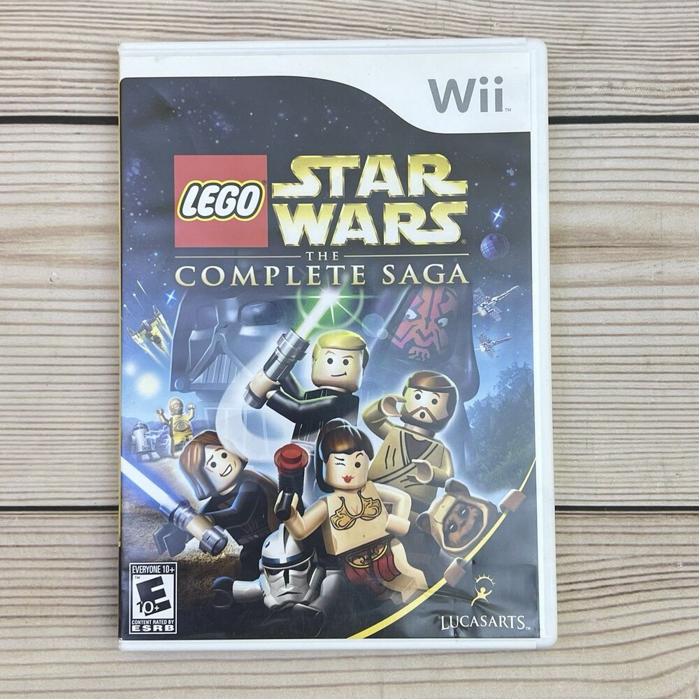 LEGO Star Wars - The Complete Saga (Nintendo Wii, 2007) CIB w/Manual -TESTED VG+